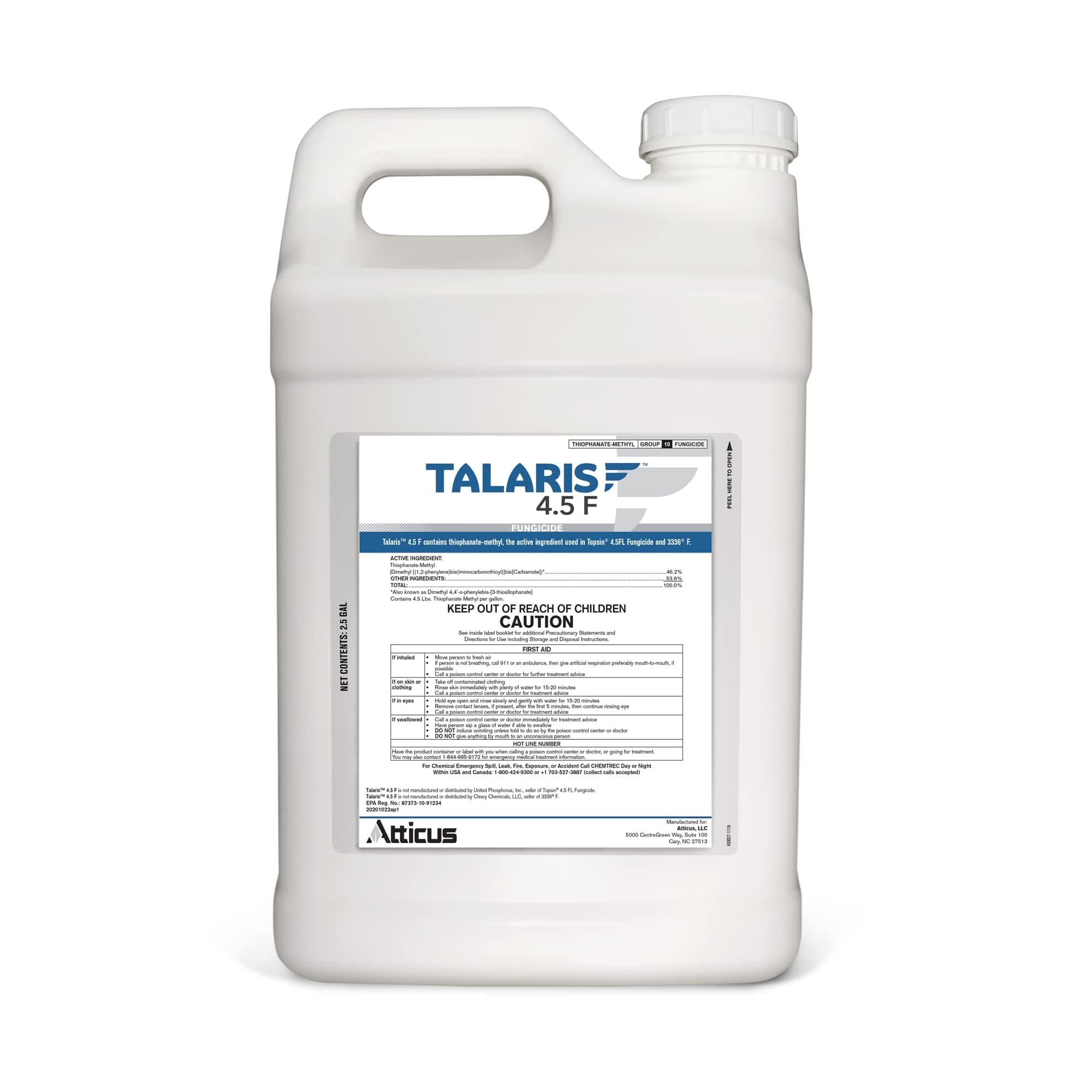 Talaris 4.5 F Fungicide (2.5 GAL) by Atticus - Compare to 3336F - Thiophanate-Methyl 46.2%