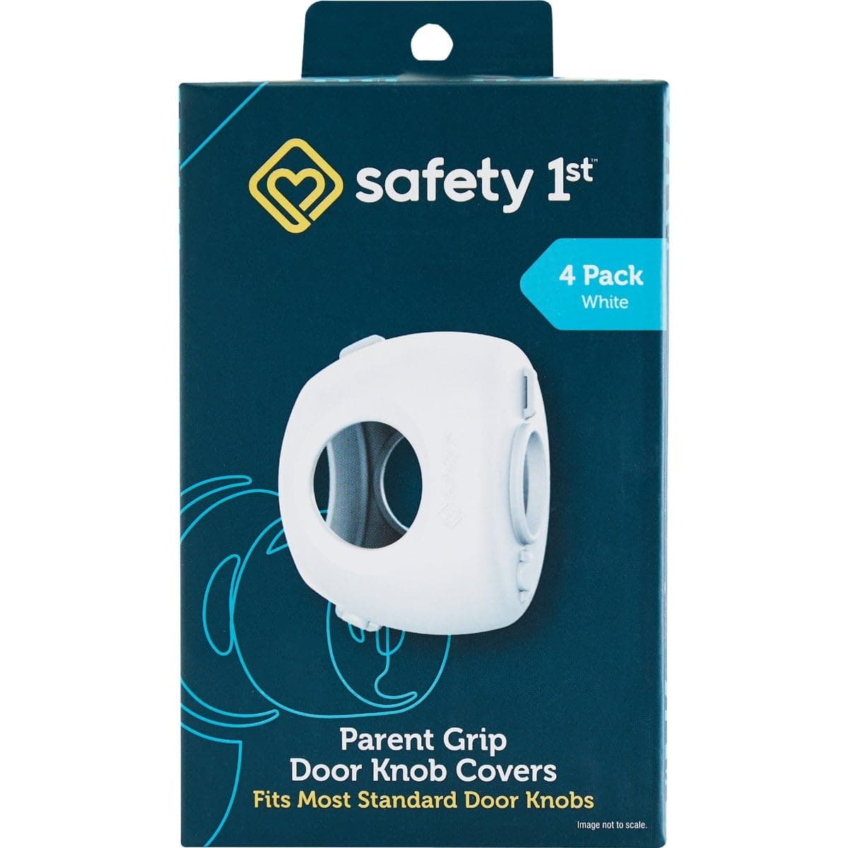 Parent Grip Door Knob Covers, White, One Size (Pack of 4) (HS3260600)