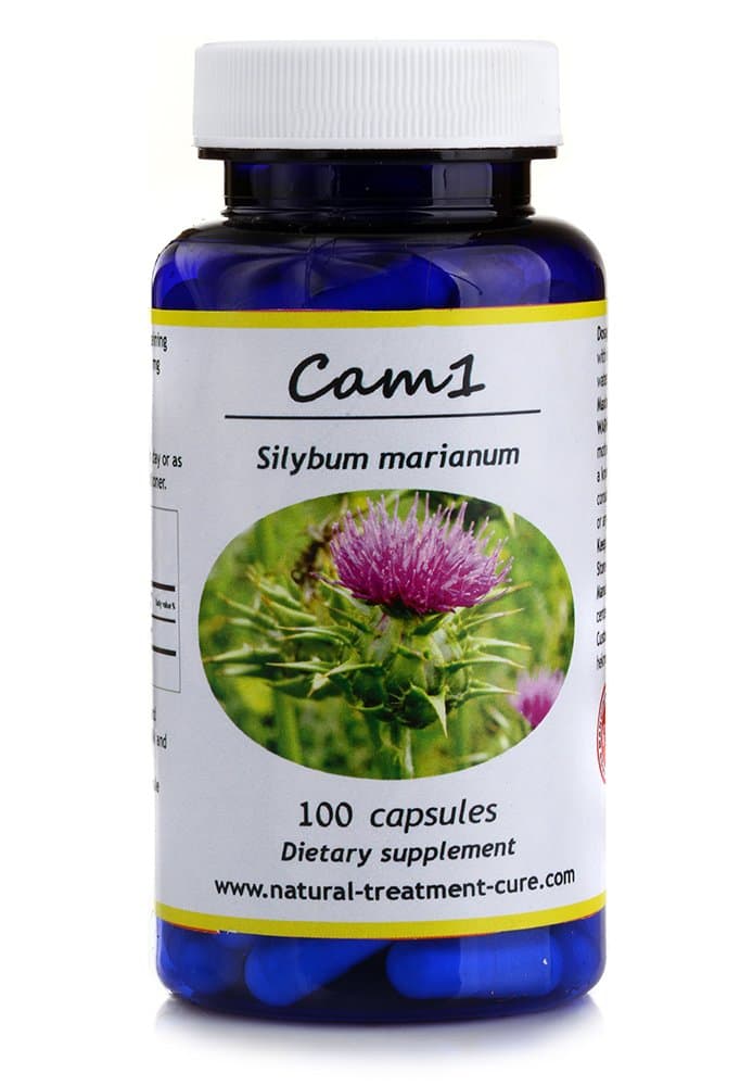 Hekma Center Pure Silybum Marianum Seed - Milk Thistle - 100 Capsules for Liver Cleansing - Vegan