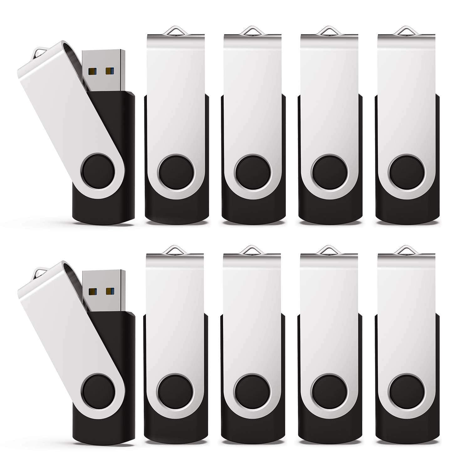 - USB 3.0 Flash Drive, KEXIN 16 GB Flash Drive 3.0 16GB Thumb Drive Bulk Jump Drive Memory Stick Zip Drive, Black 10 Pack
