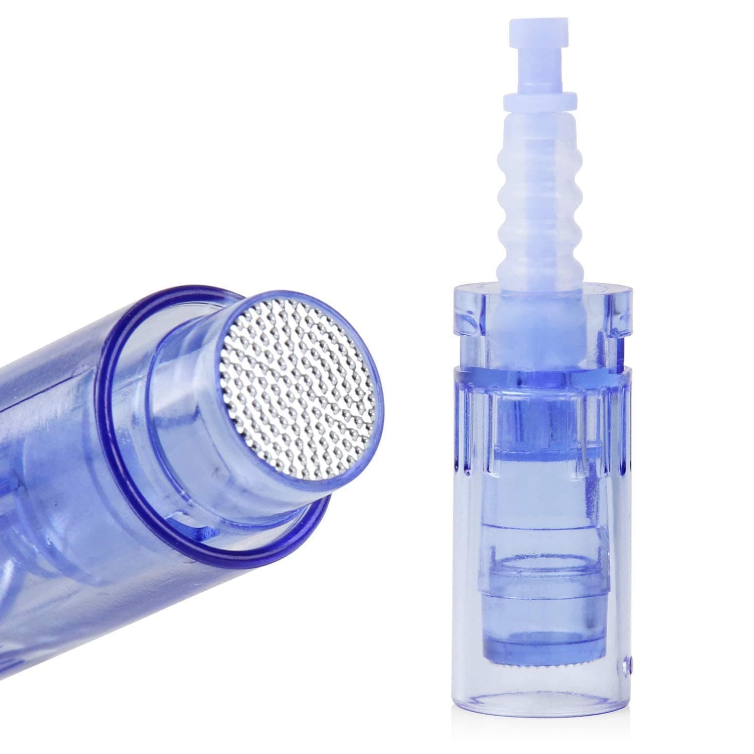 Derma Pen Replacement Needles Cartridges โ Ultima A1 & A6 Nano Round/3D/5D Microneedling Tips โ Compatible with MYM Derma Pen for Facial Skin Care, Anti-Aging, Acne Scars, Hair Growth (A6 Nano Round, Pack of 5)