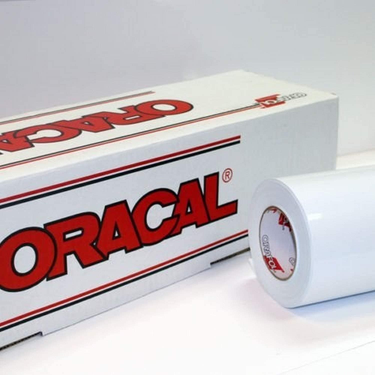 ORACAL 24" x 30 Ft Roll of 651 White Vinyl on 3 Inch Core for Craft Cutters and Vinyl Sign Cutters