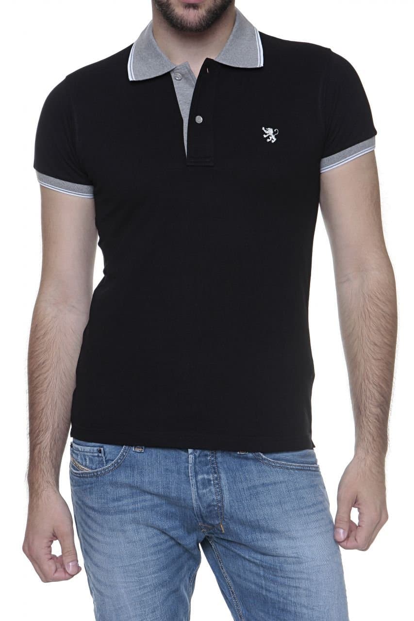 Williams Wilson Polo Shirt , Color: Black