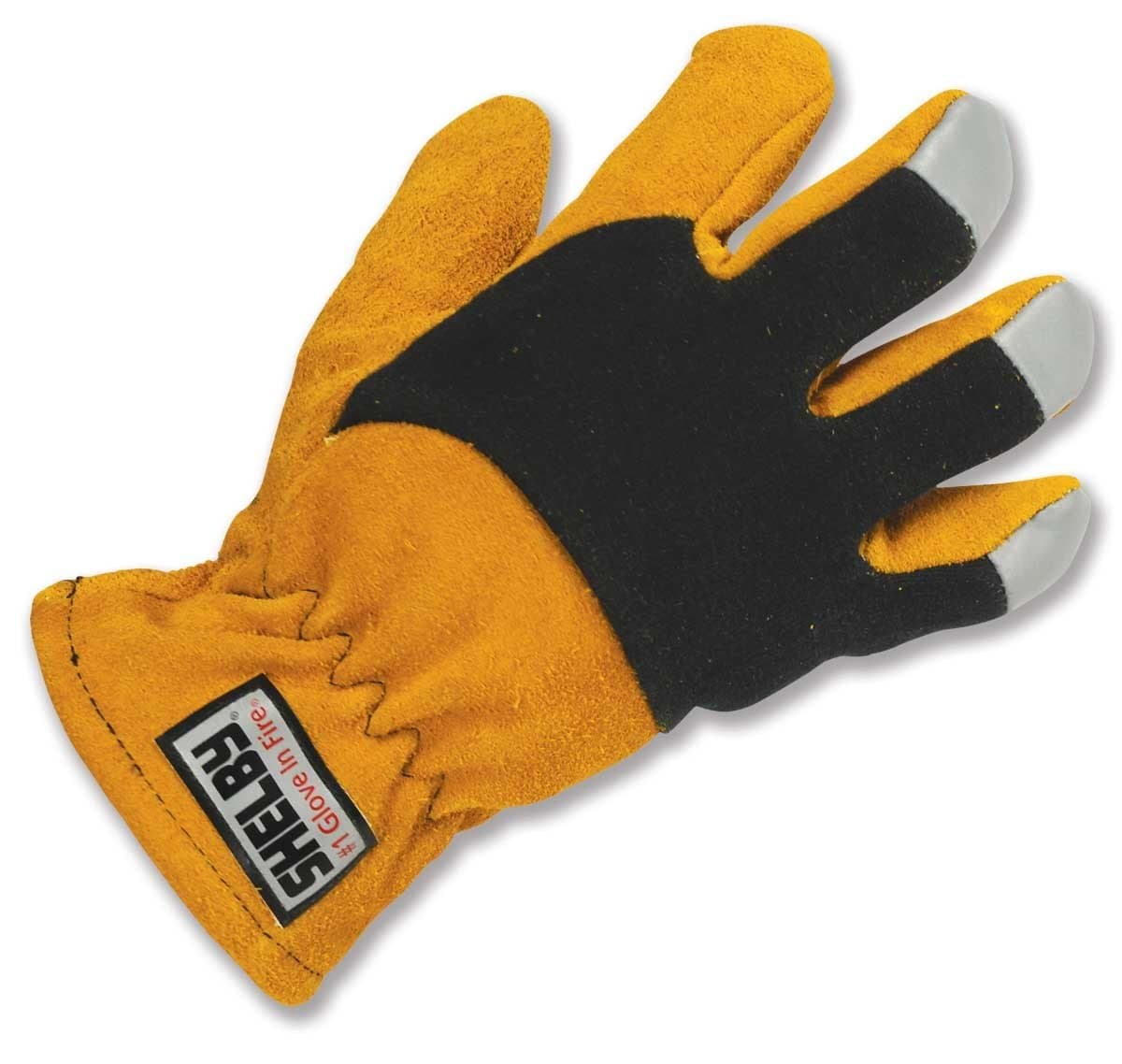 Firefighters Gloves, XL, Cowhide Lthr, PR