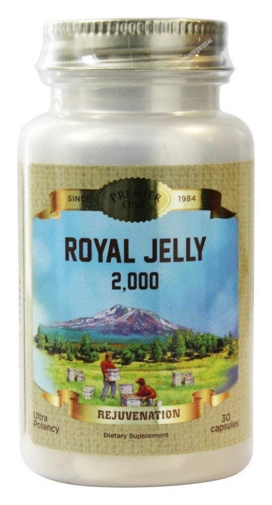 ZAND Honey Gardens Royal Jelly 600mg Capsules - Royal Bee Jelly Nutritional Supplement for Women & Men, Natural Source of Amino Acids & Vitamins - 30 Veg Caps
