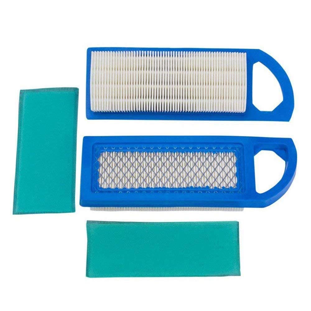 2 Pack 698083 697153 Air Filters with Pre Filter, Compatible with John Deere GY20573 Craftsman Lawn Mower Air Filter