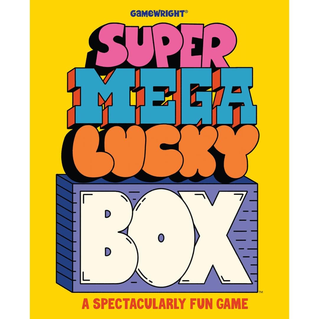 Gamewright - SUPER MEGA LUCKY BOX - The Spectacularly Strategic Game of Probability, Plannning and a Touch of Luck! Cooperative, Excellent Multi-Player to Large Group Gameplay