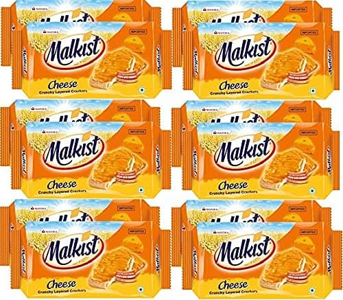 Malkist Cheese Crackers Pack of 12 138 Grams