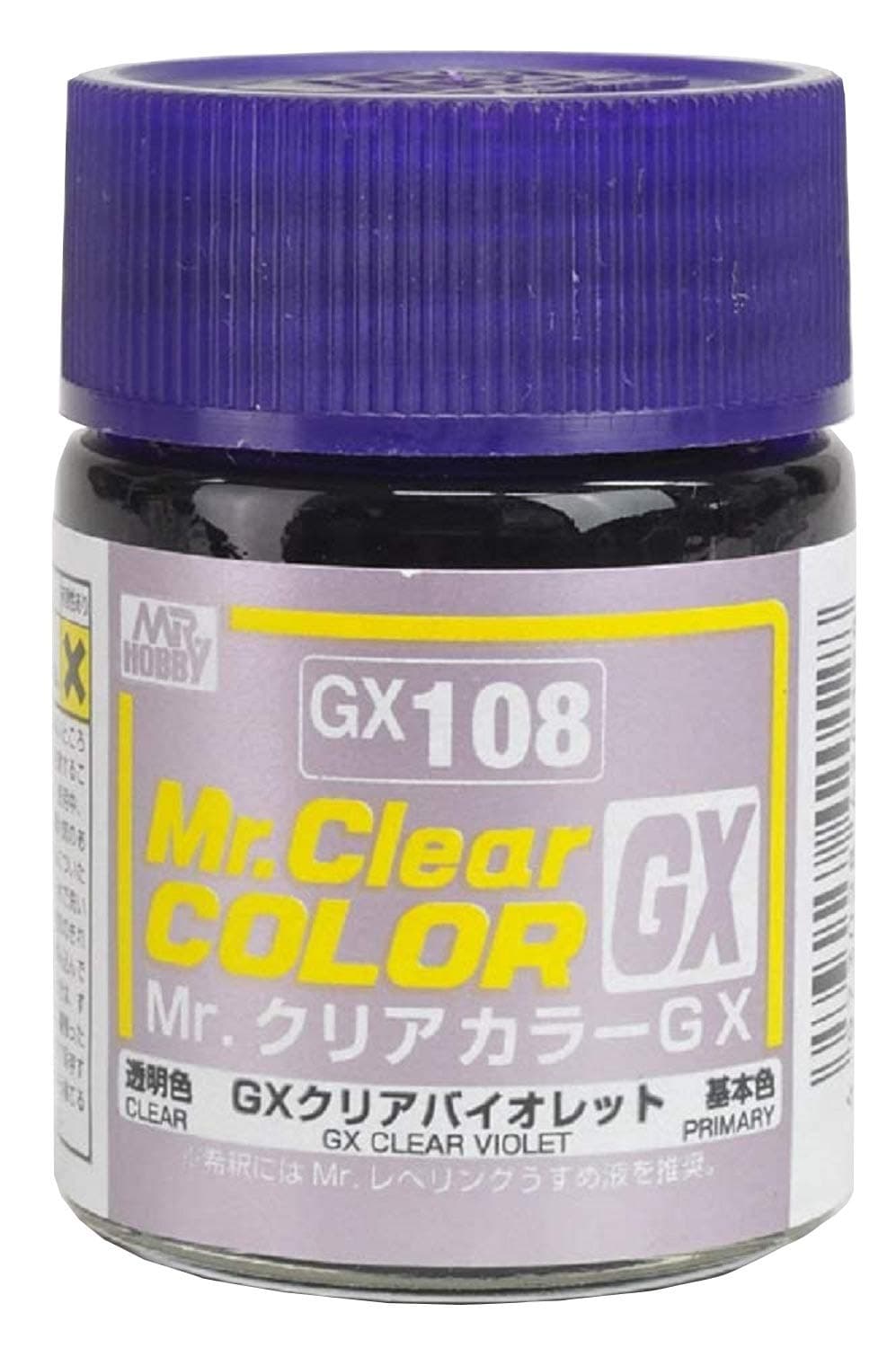 GX108 Clear Violet 18ml Mr. Color GX