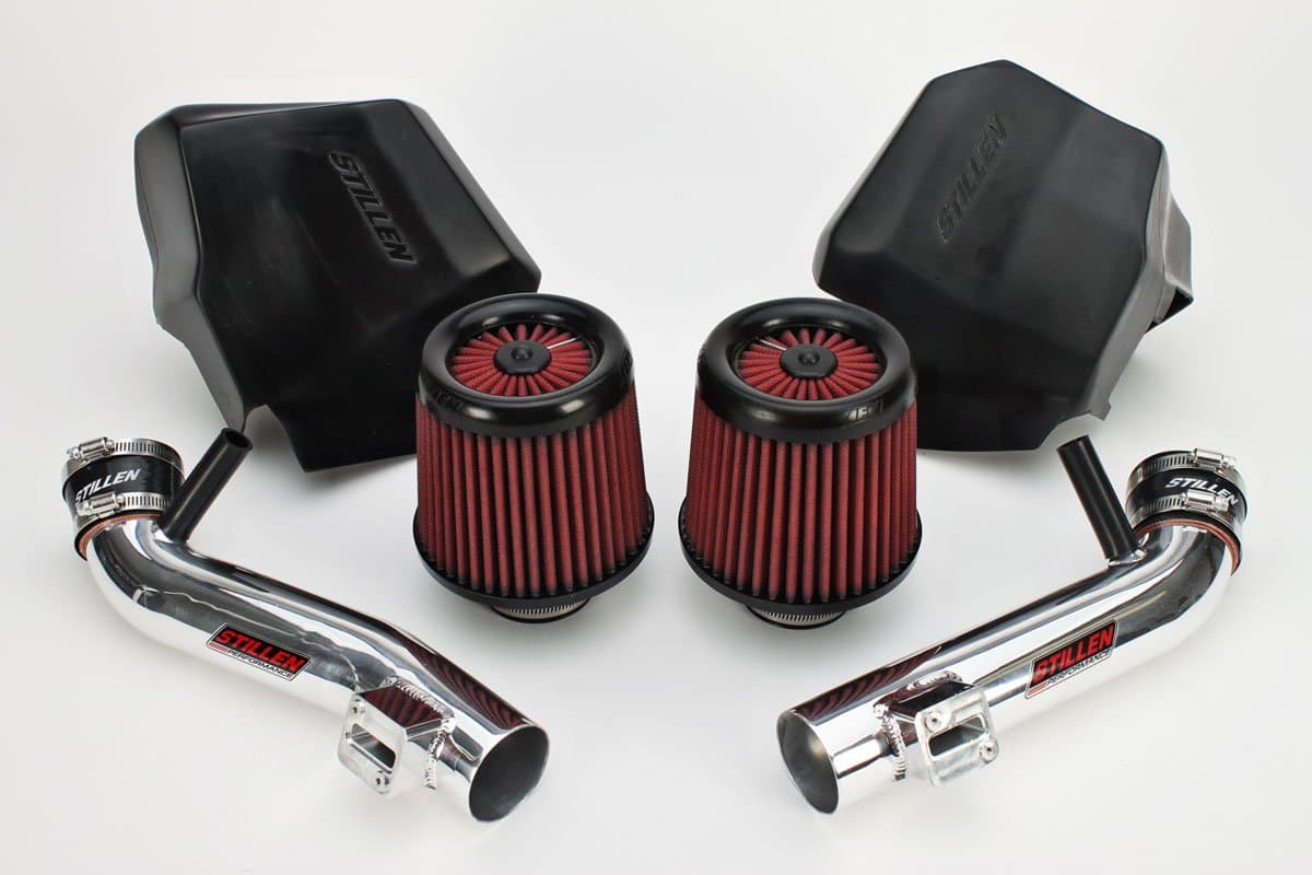 STILLEN 402843DF Generation 2 Long Tube Dual Intake Kit With Dry Filter - 07-08 G35 Sedan / 08-13 G37 / 08-09 EX35