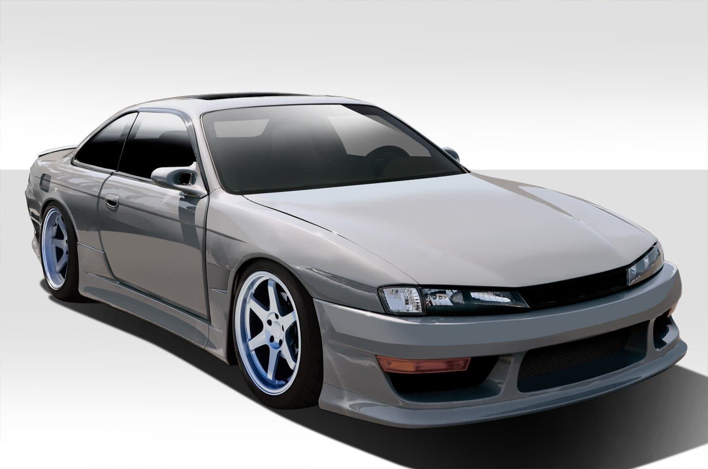 Extreme Dimensions Duraflex Replacement for 1997-1998 Nissan 240SX S14 V-Speed Wide Body Kit - 8 Piece