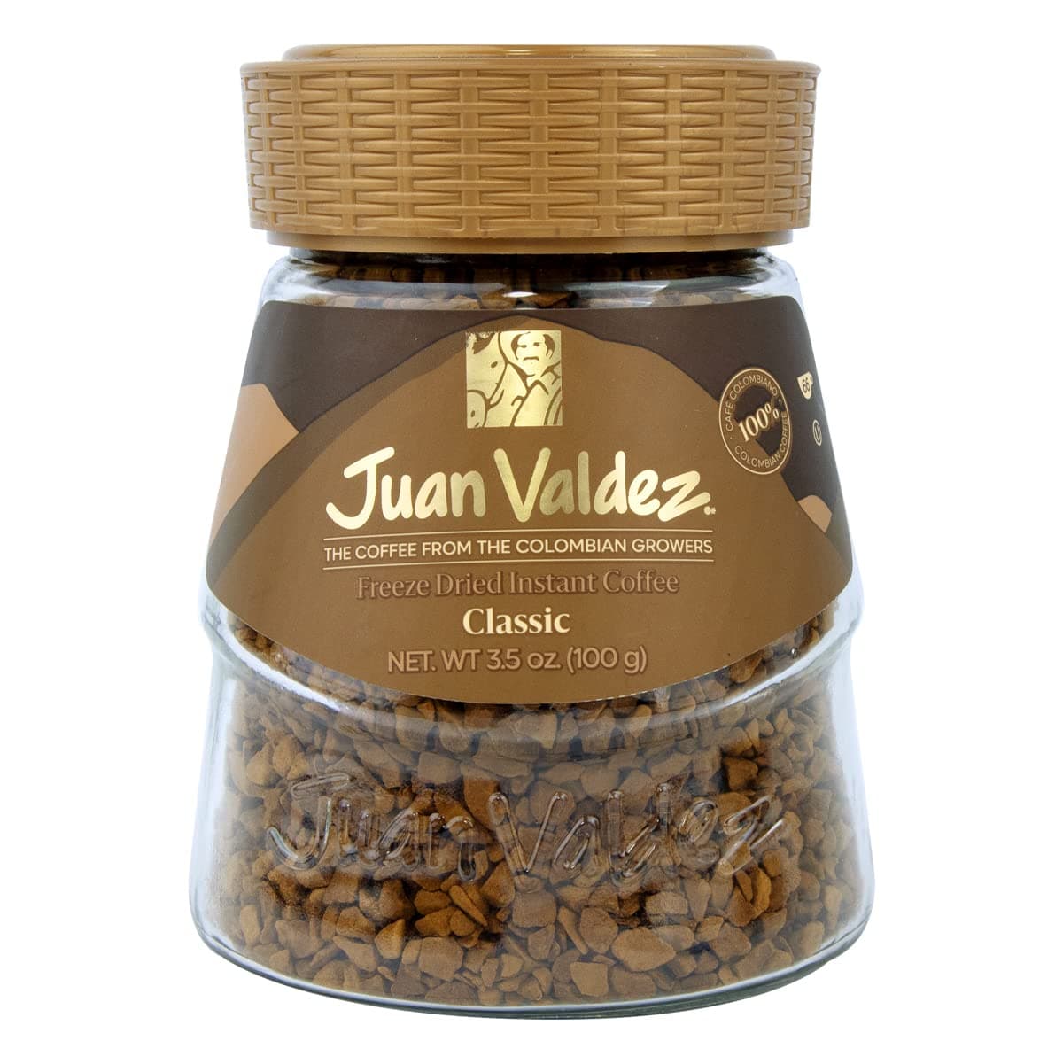 JUAN VALDEZ 3.5 oz Freeze Dried Colombian Premium Coffee/Cafe Colombia