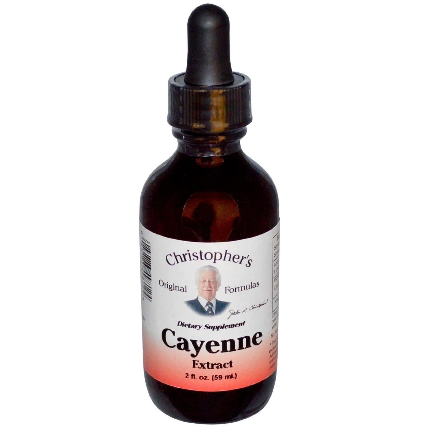 Cayenne Pepper Extract, 40000 HU, 2 oz by Christopher's