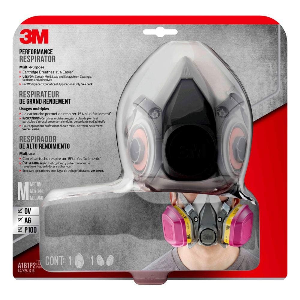 3M Professional Multi-Purpose Respirator Black Drop Down