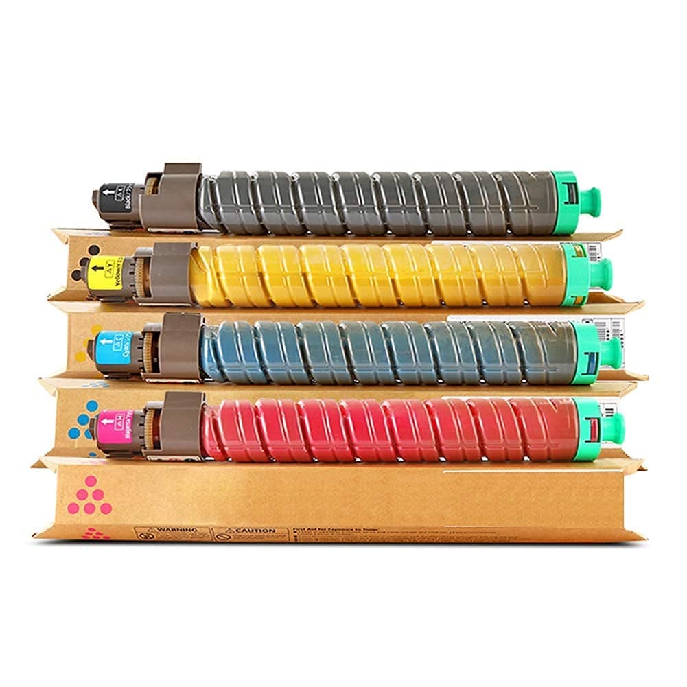 YXCUIDP Compatible Toner Cartridge For Ricoh SP 410,Fits with CL 4000 SP C411DN SP C410 SP C411 C420 Printer with Chip.-4colors