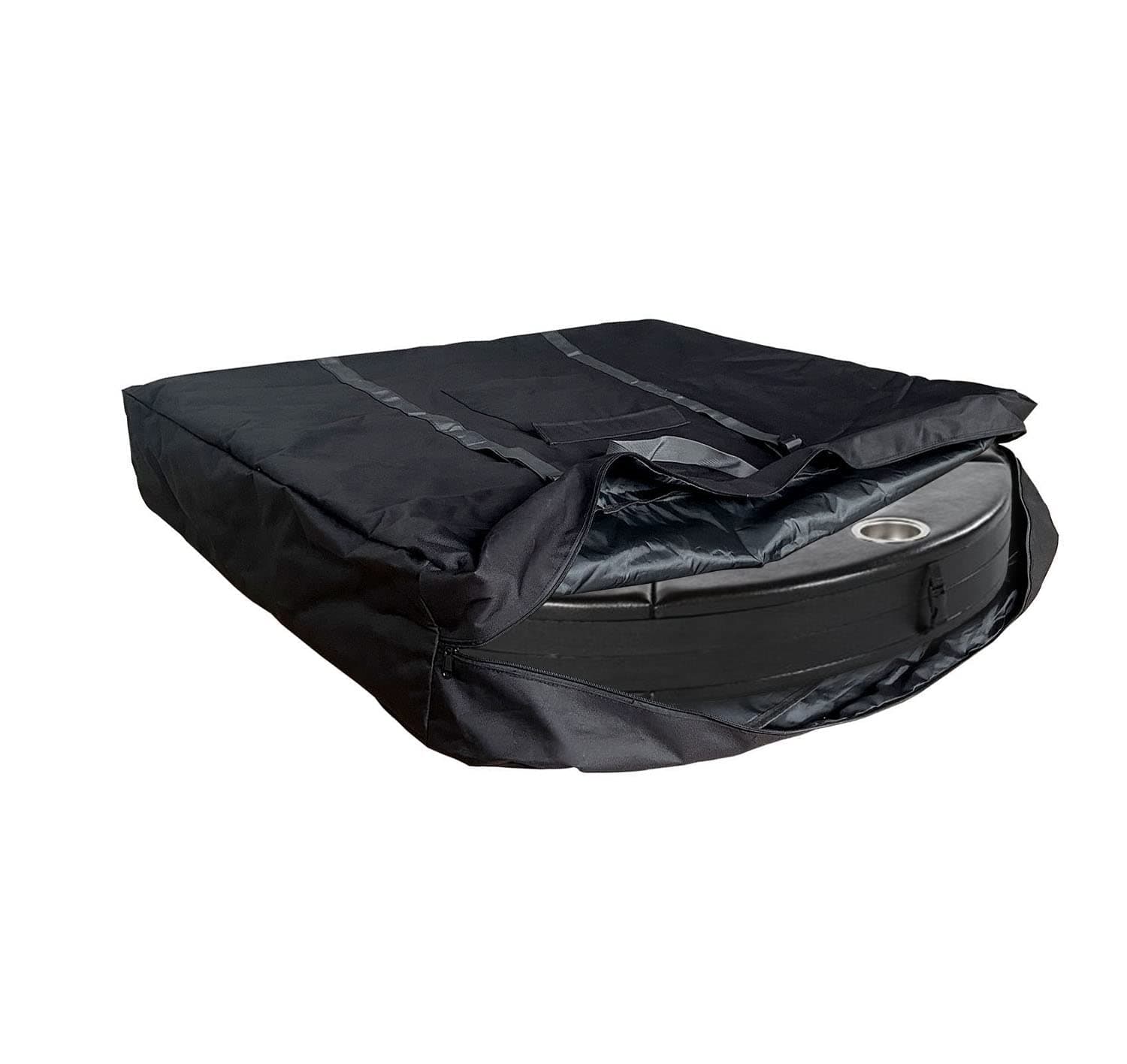 Global Storage Poker Table Bag for Folding Poker Table Storage or Carry, Poker Table Cover 900D Heavy Duty Oxford Fabric Poker Table Accessories Black