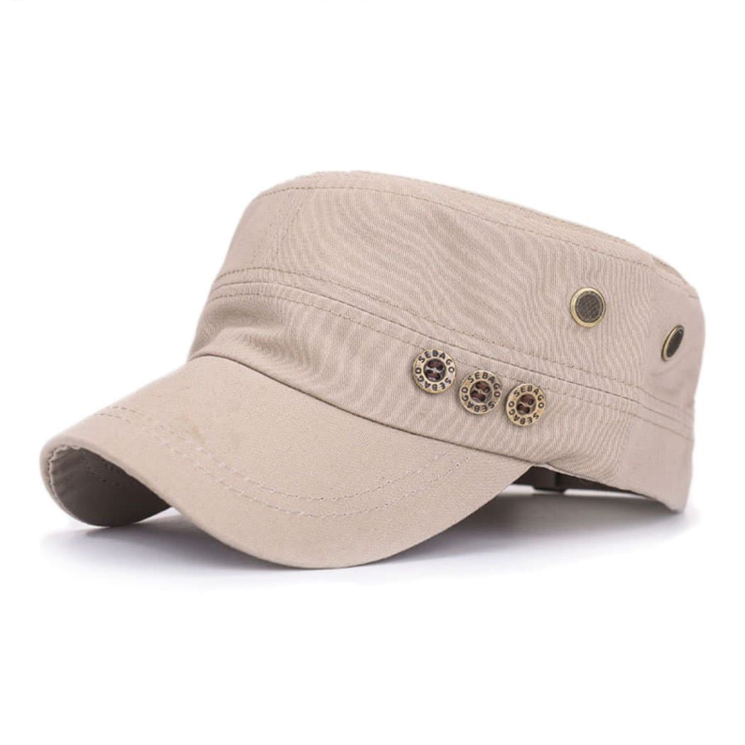 King Star Cadet Flat Top Hats Army Military Castro Snapback Caps