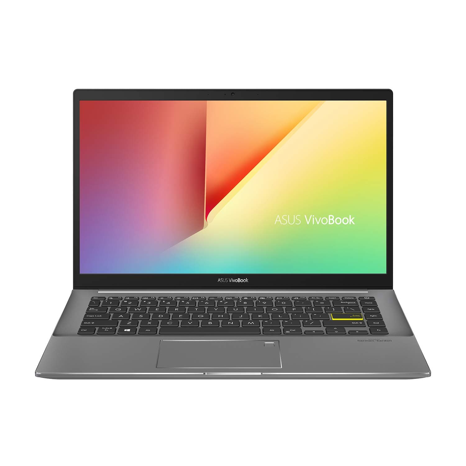 ASUS VivoBook S14 AMD Ryzen 5 4500U, 14-inch FHD Thin and Light Laptop (8GB RAM/512GB NVMe SSD/Windows 10/MS Office 2019/Integrated Graphics/Indie Black/1.40 kg), M433IA-EB594TS