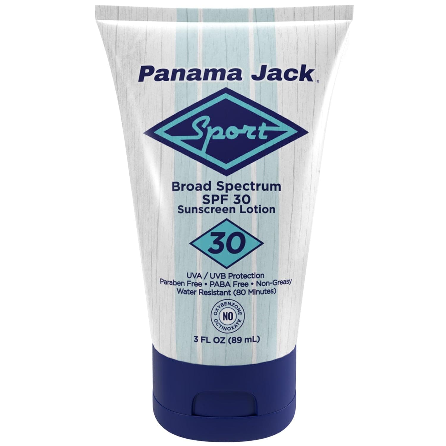 Panama Jack Sport Sunscreen Lotion - SPF 30, Broad Spectrum UVA/UVB Protection, Non-Greasy, PABA, Paraben, Gluten & Cruelty Free, 3 FL OZ (Pack of 1)