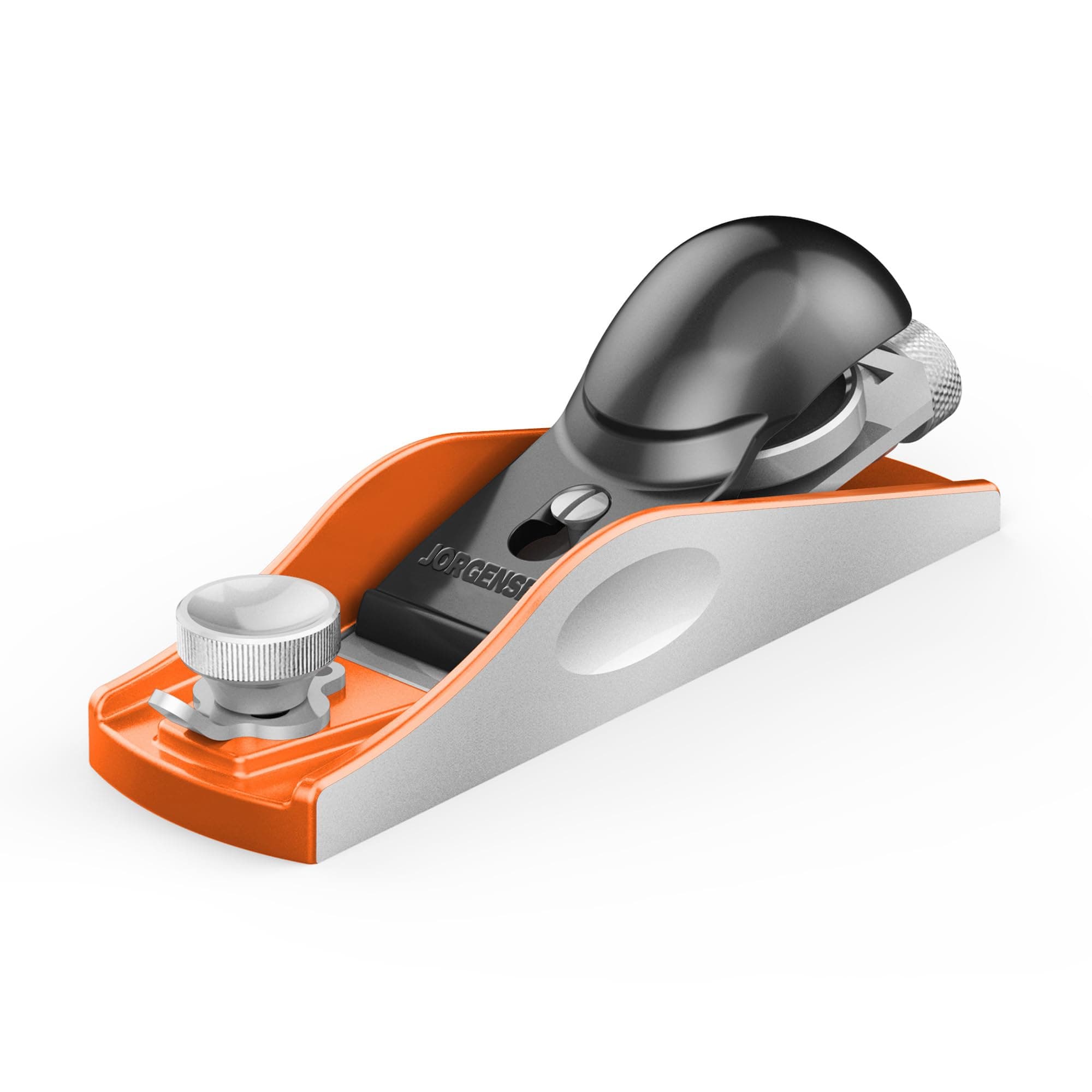 Jorgensen 6.3" Mini Wood Planer, Mini Hand Planer for Woodworking, Low Angle Block Plane, Small Hand Plane with Ductile Iron Body, Adjustable Mouth