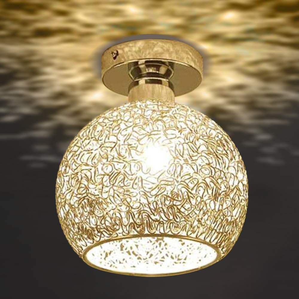 Ankamal Elec 1pc Modern Ceiling Light with Aluminum Shade for Hallway Corrido Stairs Bedroom(Bulb Included)