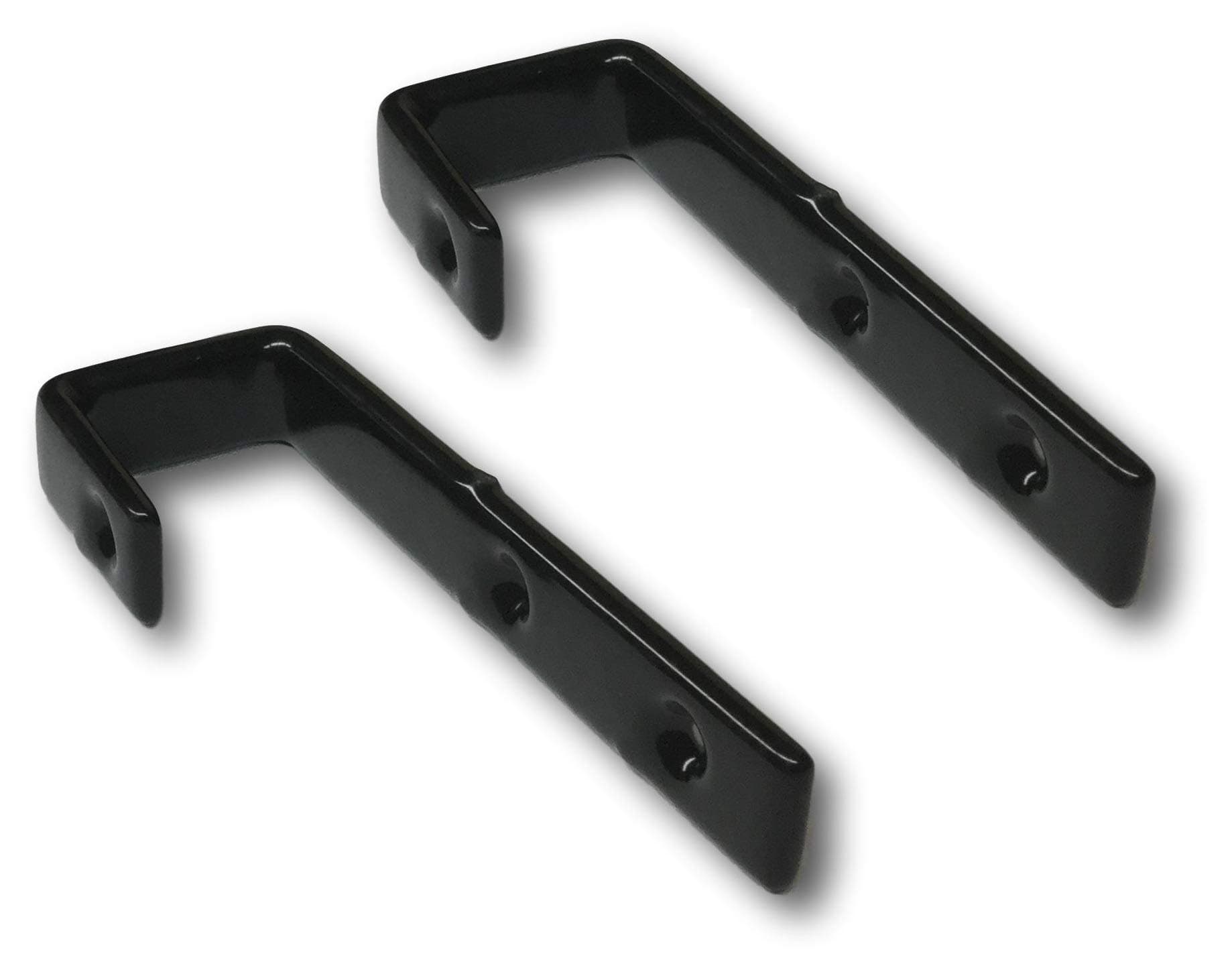 Premium Bunk Bed Ladder Hooks (1" Inside Vinyl Coated - Set of 2 [Screws Included]