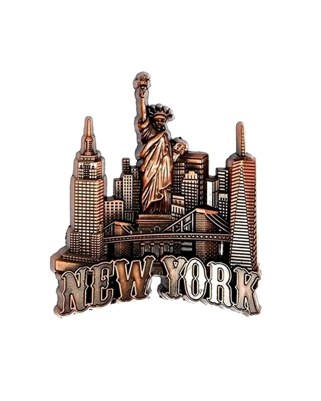 Set of 1 Newyork Printed Fridge Magnet Set Funky and Quirky Designs || MDF Wood Material Magent for Fridge Decoration || Fridge Magnets Refrigerator Stylish Set Kitchen