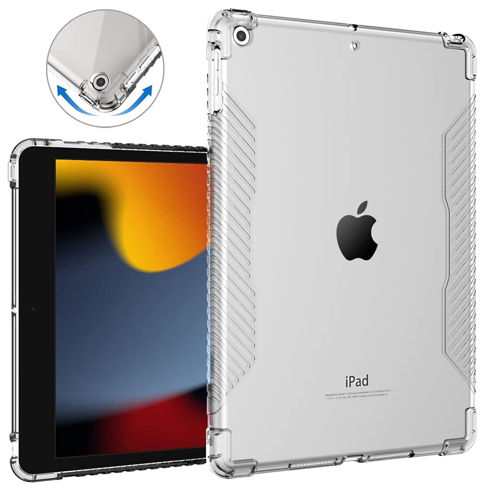 Shockproof  Ultra-thin Clear Back Cover With Soft TPU