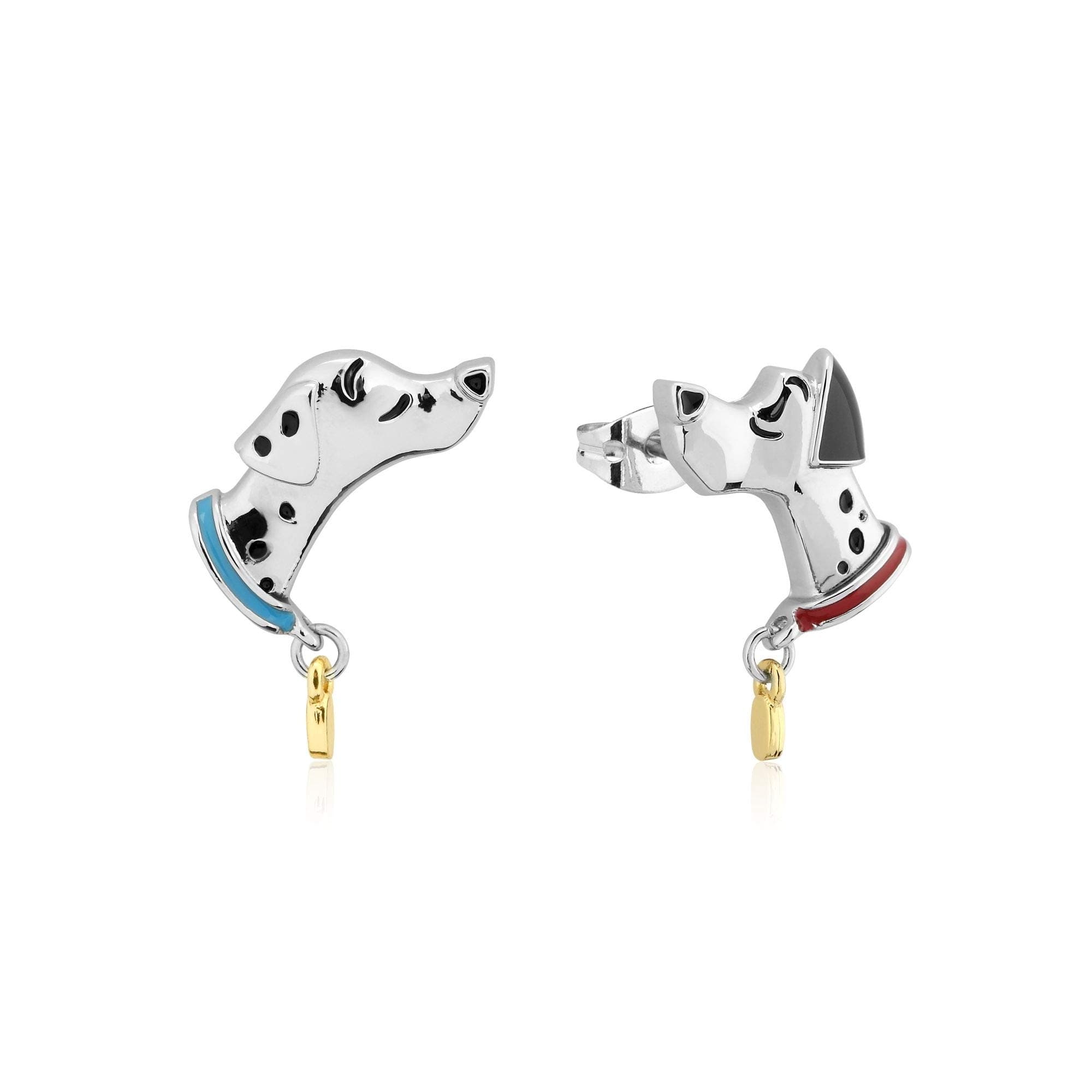 Disney Couture Kingdom 101 Dalmatians Perdita & Pongo Kissing Dogs Earrings