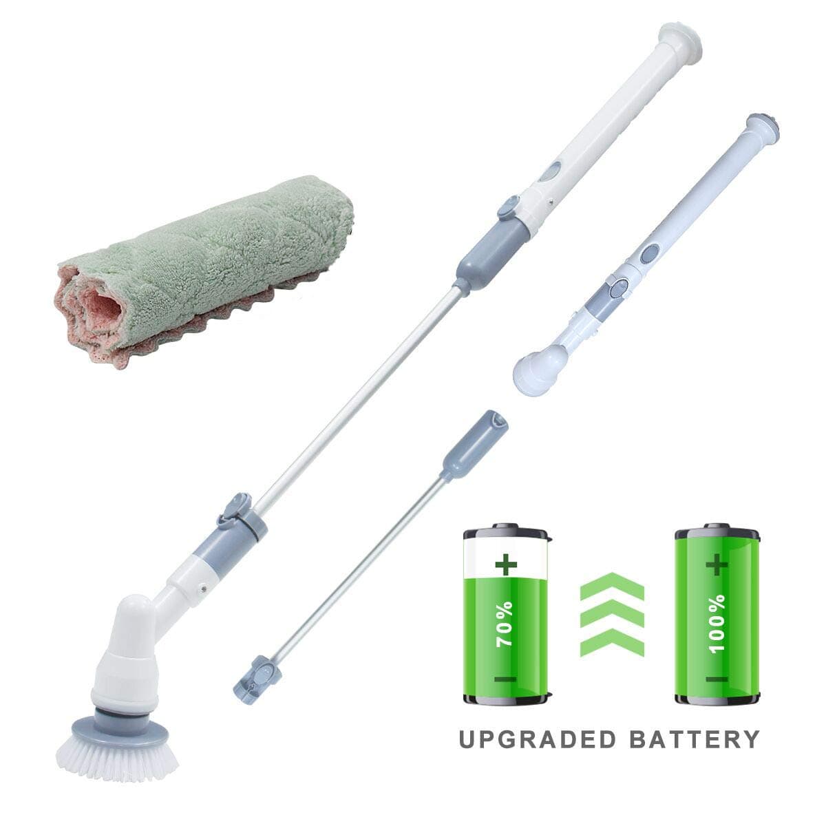 YOUKADA Upgraded Spin Scrubber, 3 in 1 Electric Cleaning Brush, 360 Cordless Replaceable Brush, Multi-Purpose Power Surface Scrubber for Bathroom Swimming Pool Wall and Floor for Father's Best Gift