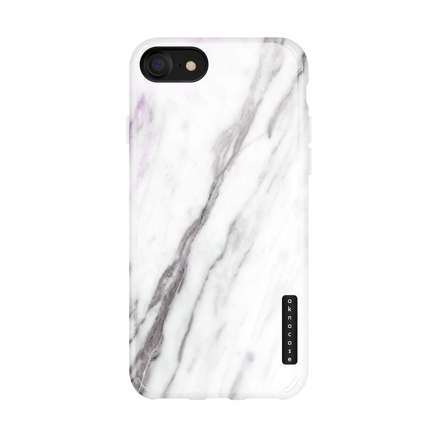 iPhone SE 2022 & iPhone SE 2020 & iPhone 8 & iPhone 7 Case Marble, Akna Sili-Tastic Series High Impact Silicon Cover with Full HD Graphics (Design 661-U.S)