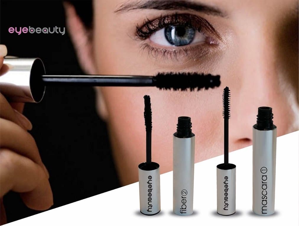 3D Fiber Lash Mascara, Lengthen Your Eyelashes Instantly, Create Volume and Curl with this Mascara Set, Black Fiber and Mascara