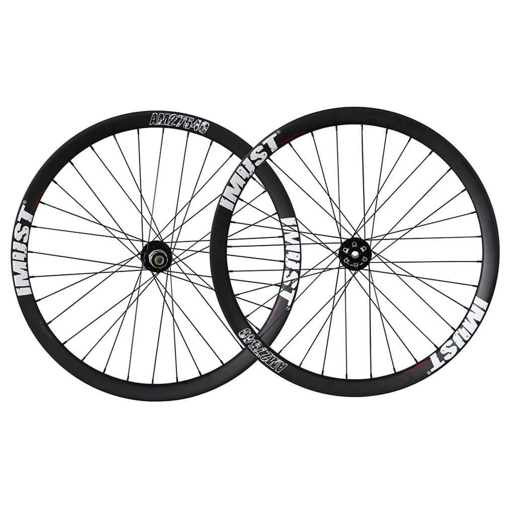 27.5 Plus MTB Bike Carbon Wheelset Novatec Hub Boost 110/148mm Clincher Tubeless Ready 50mm Width Rim 32 Holes