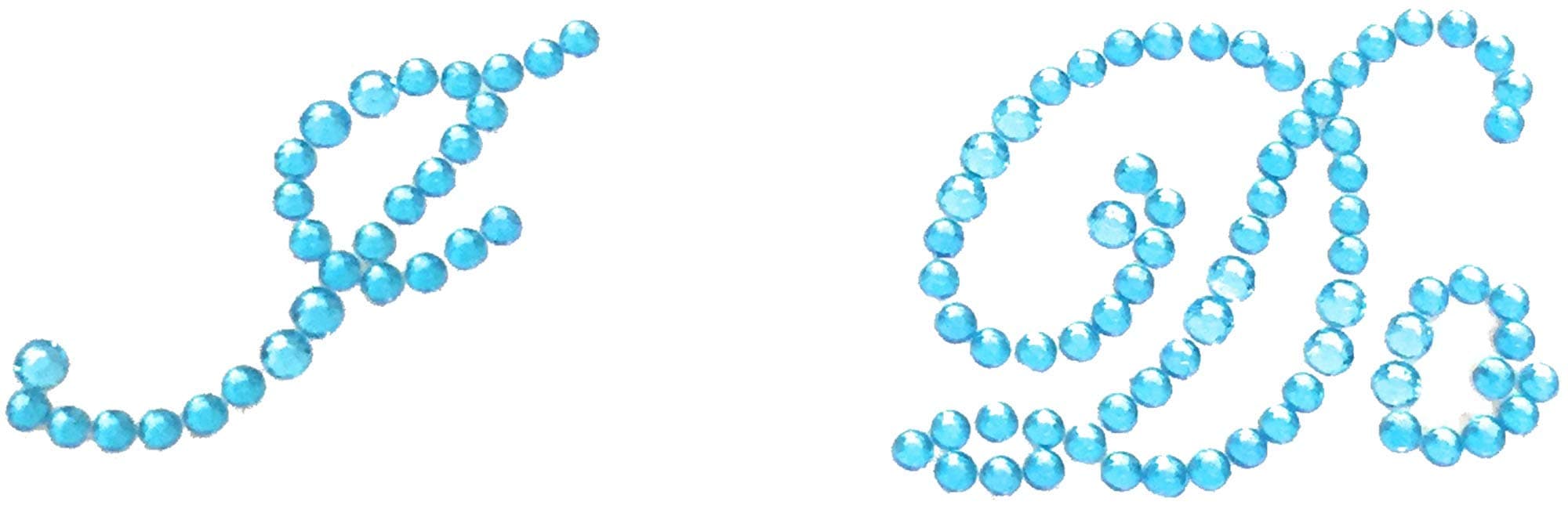 Something Blue I Do Rhinestone Stickers for Bridal Shoes - Designed for Wedding Bride Shoes