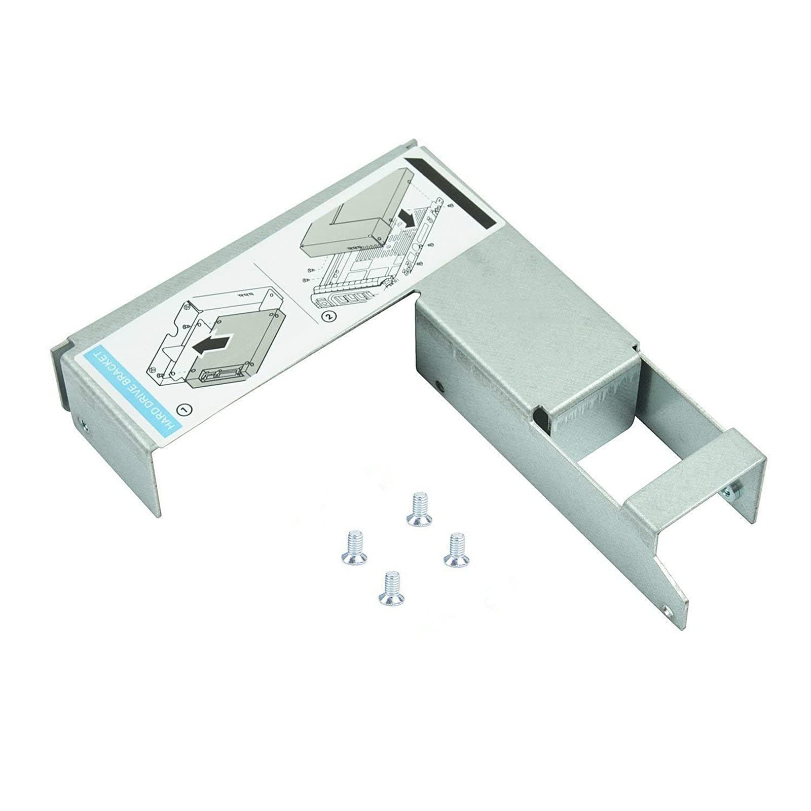 2.5" 9W8C4 Y004G SSD Adapter Bracket for DELL 3.5" F238F G302D X968D F9541 SAS SATA Hard Drive Caddy Tray Enclosure with Screws