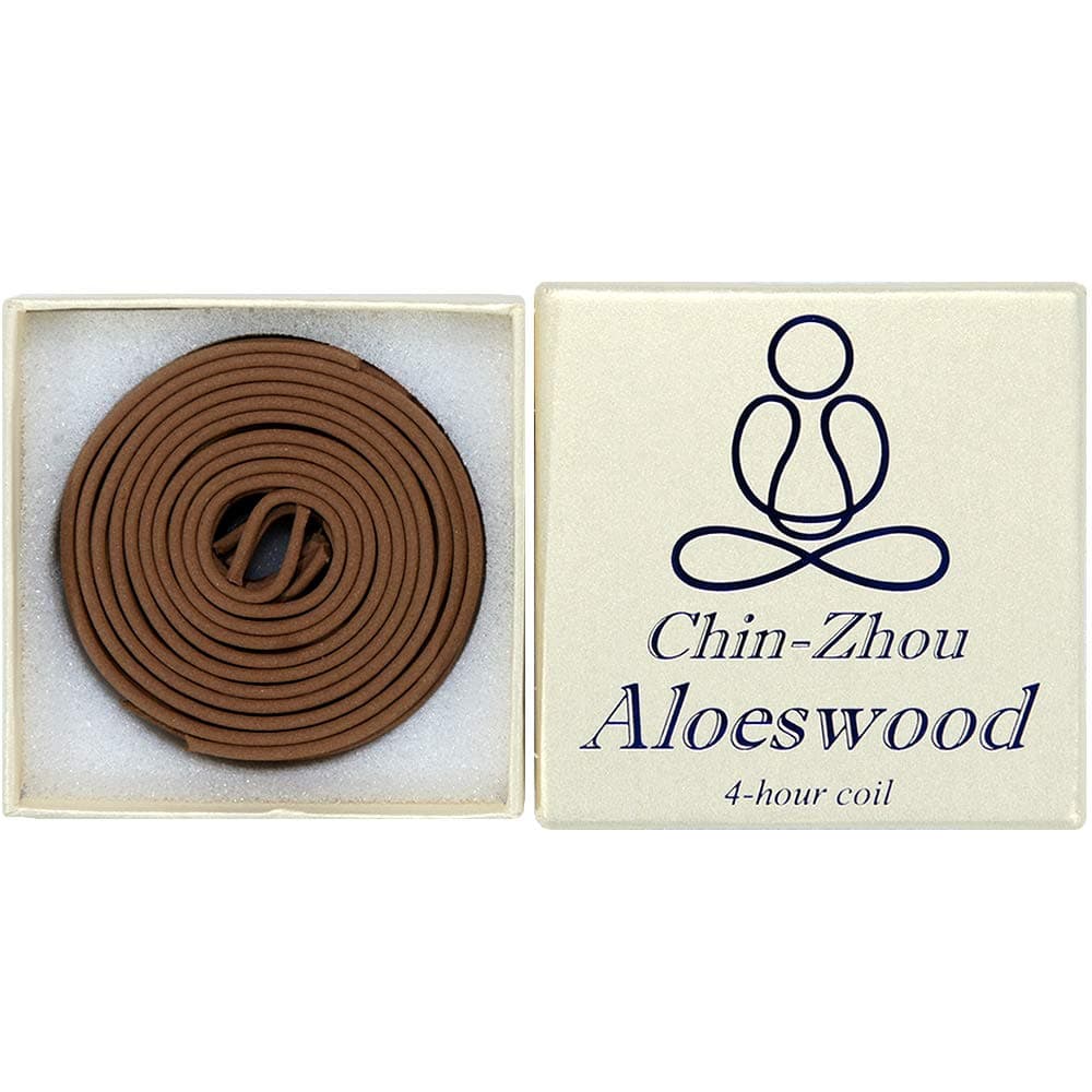 12 Pieces 4-Hour Chin-Zhou Aloeswood Coil - 100% Natural - F023T