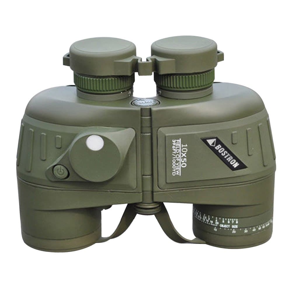 BOSTRON 10X50 396FT/1000YDS Sports Military Optics Binocular Telescope Spotting Scope with Compass for Hunting Camping Hiking Traveling Concert Waterproof Shockproof