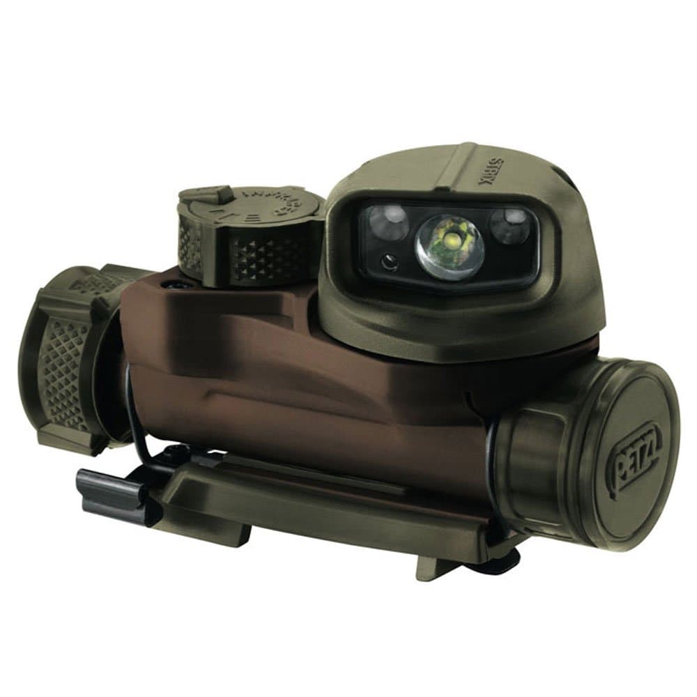 PETZL Strix IR Tactical Headlamp with Visible and Infrared Lighting (Camo)
