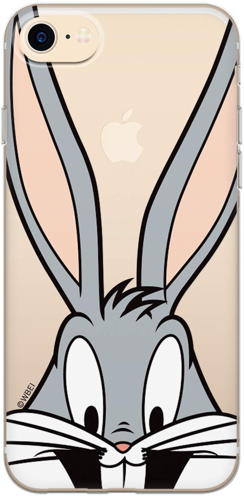 ERT Looney Tunes Bugs Bunny Phone Case Designed for iPhone 7/8 - Transparent