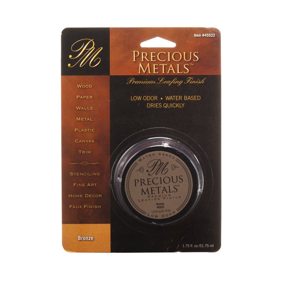 Precious Metal 45522 1.75-Ounce Bronze Metals Premium Leafing Finish, 1-Pack