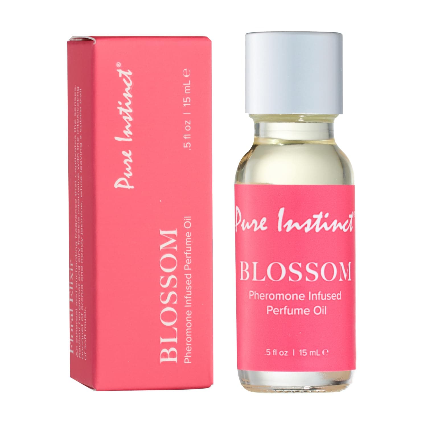 BLOSSOM The Original Pheromone Infused Essential Oil Perfume Cologne - For Her Women - TSA Ready (Dropper Bottle 0.5 Fl. Oz./15mL)