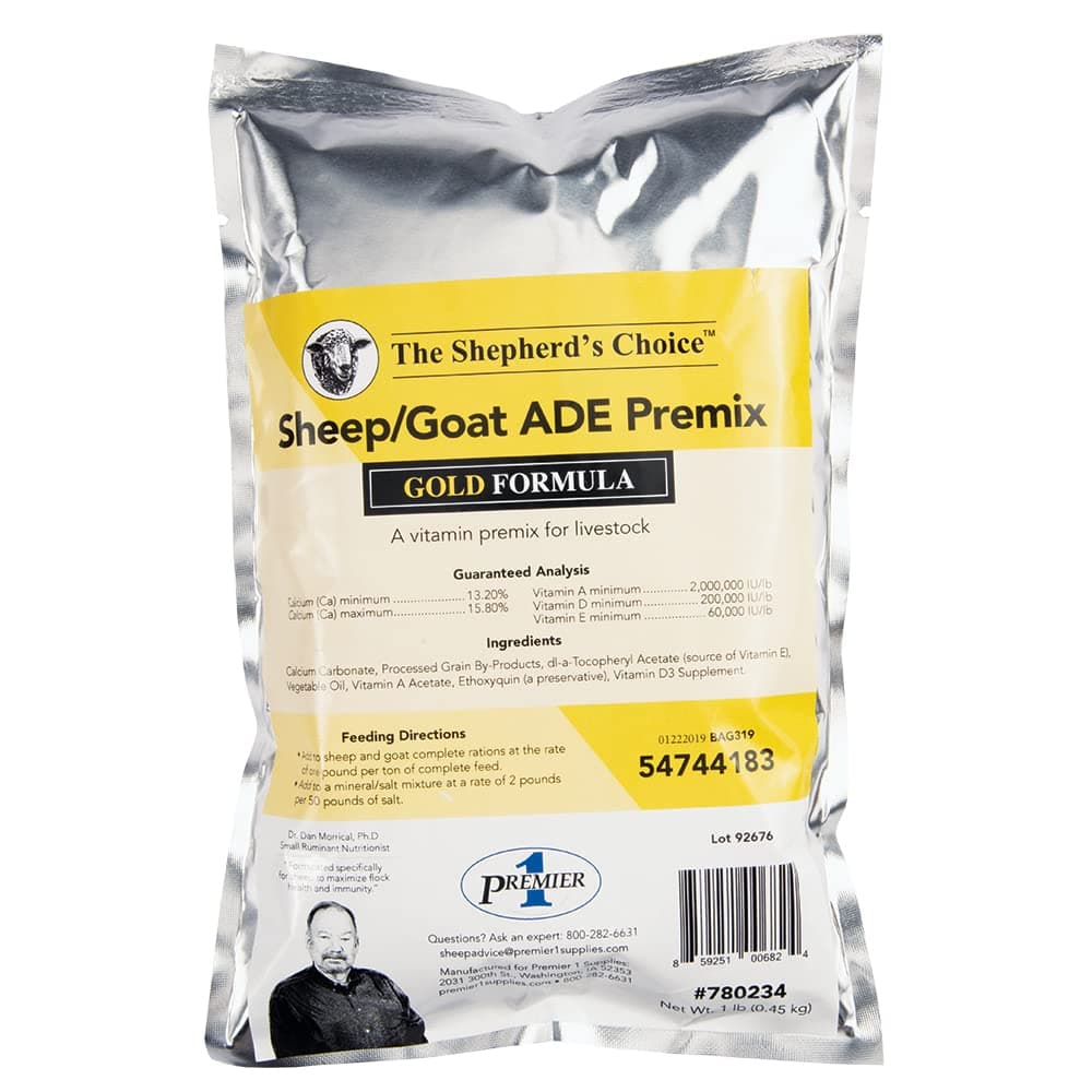 Premier 1 Sheep & Goat Vitamin ADE Premix