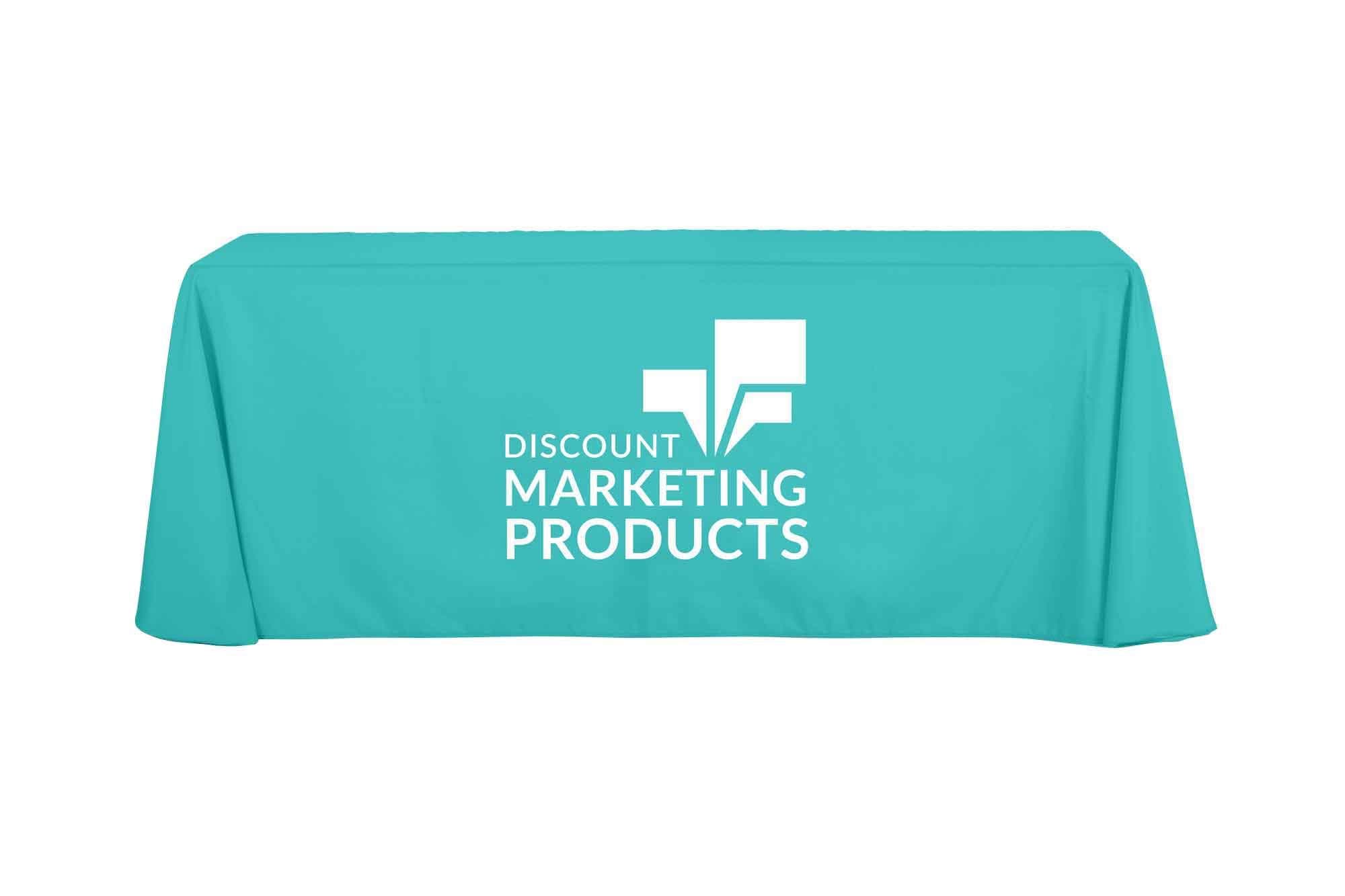 Ummah Promotions Custom Throw Style 6" Table Cover with Your Logo Or Message Trade Show Table Cover