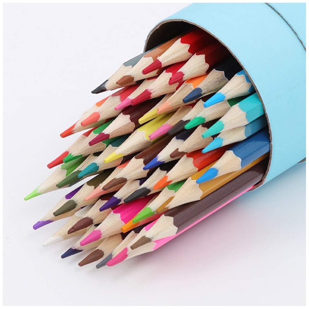 COLORED PEN’YW Color Water-Soluble Color Pencils Students Drawing Art Pencils Paper Box with Environmental Colored Lead Diverse Colors