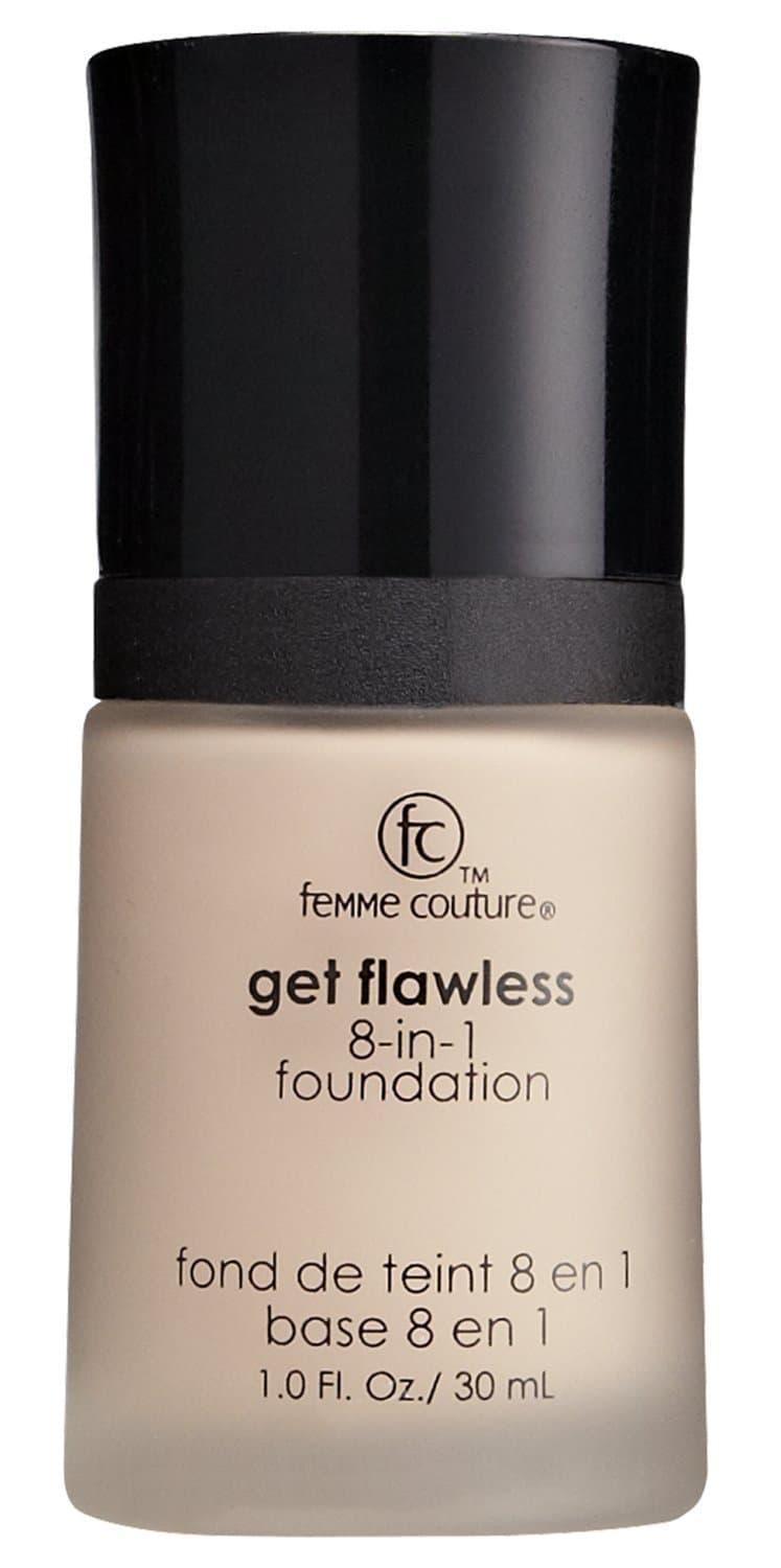 Femme Couture Get Flawless 8-in-1 Foundation Fair, 1.0 fl. oz / 30 ml