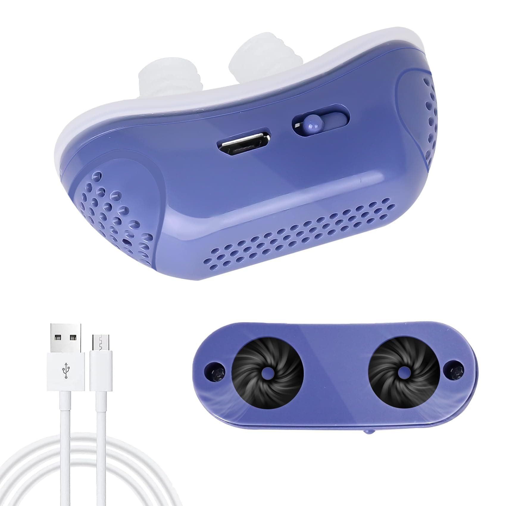 Anti Snoring Devices,Snoring Solution,Mini Sleep Aid, Double Vortex,Safe and Comfortable,