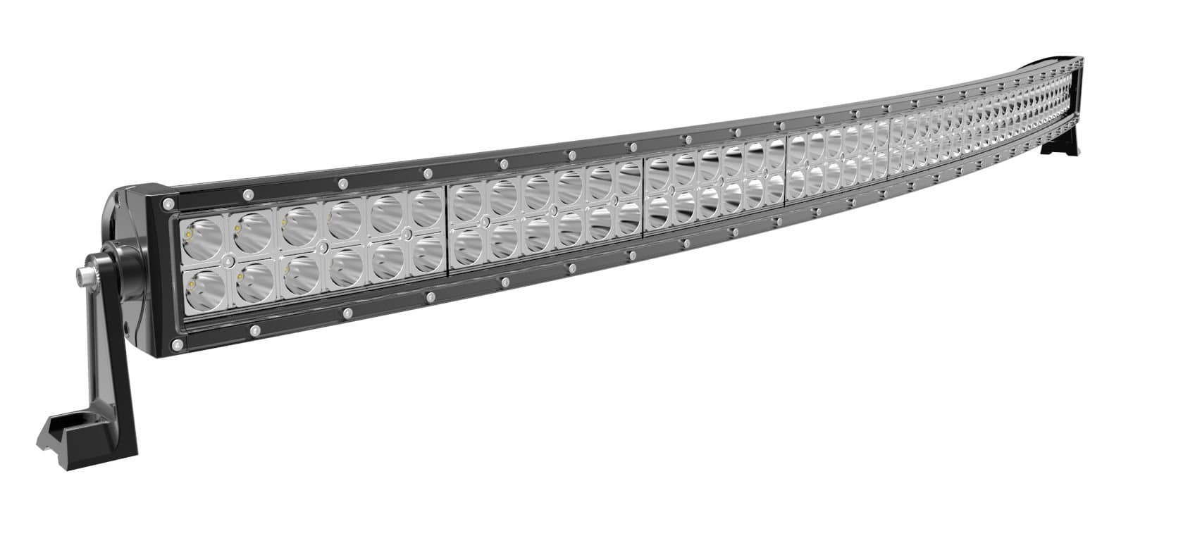 OC Gizmo 40" 240W CREE LED Curve Radius Light Bar Work Light Super Bright Off Road Free Wiring Harness