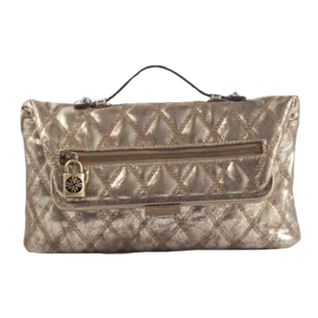 Simply Vera Vera Wang Bridget Quilted Clutch (Yellow Gold)