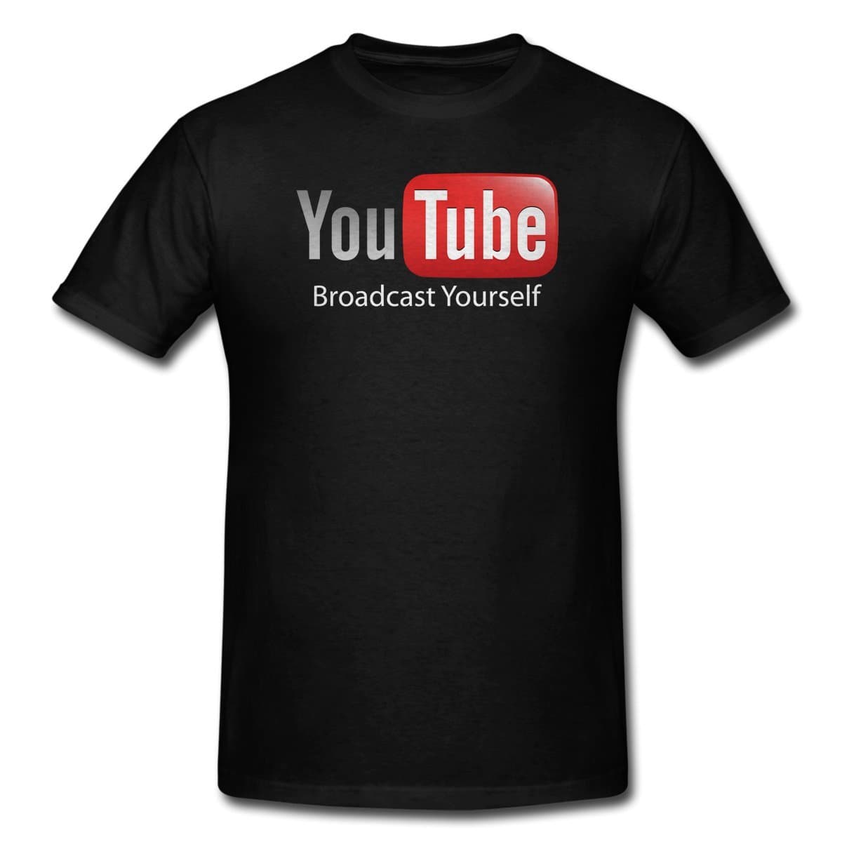 YouTube Video Sharing Broadcast Yourself Black Men T-Shirt