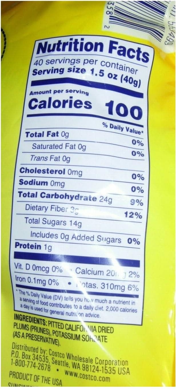 Signature's Dried Plums Pitted Prunes, 3.5 Pounds